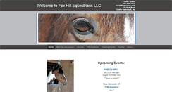 Desktop Screenshot of foxhilleq.com